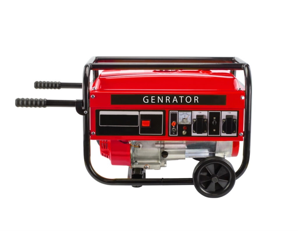 Red portable generator